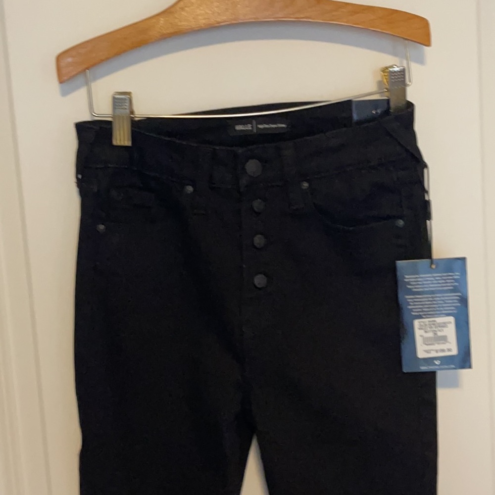 NWT True Religion Black High Rise Skinny Jeans - Picture 11 of 14